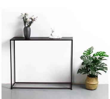 360Home Minimalistische Kommode Eisenregal für den Flur